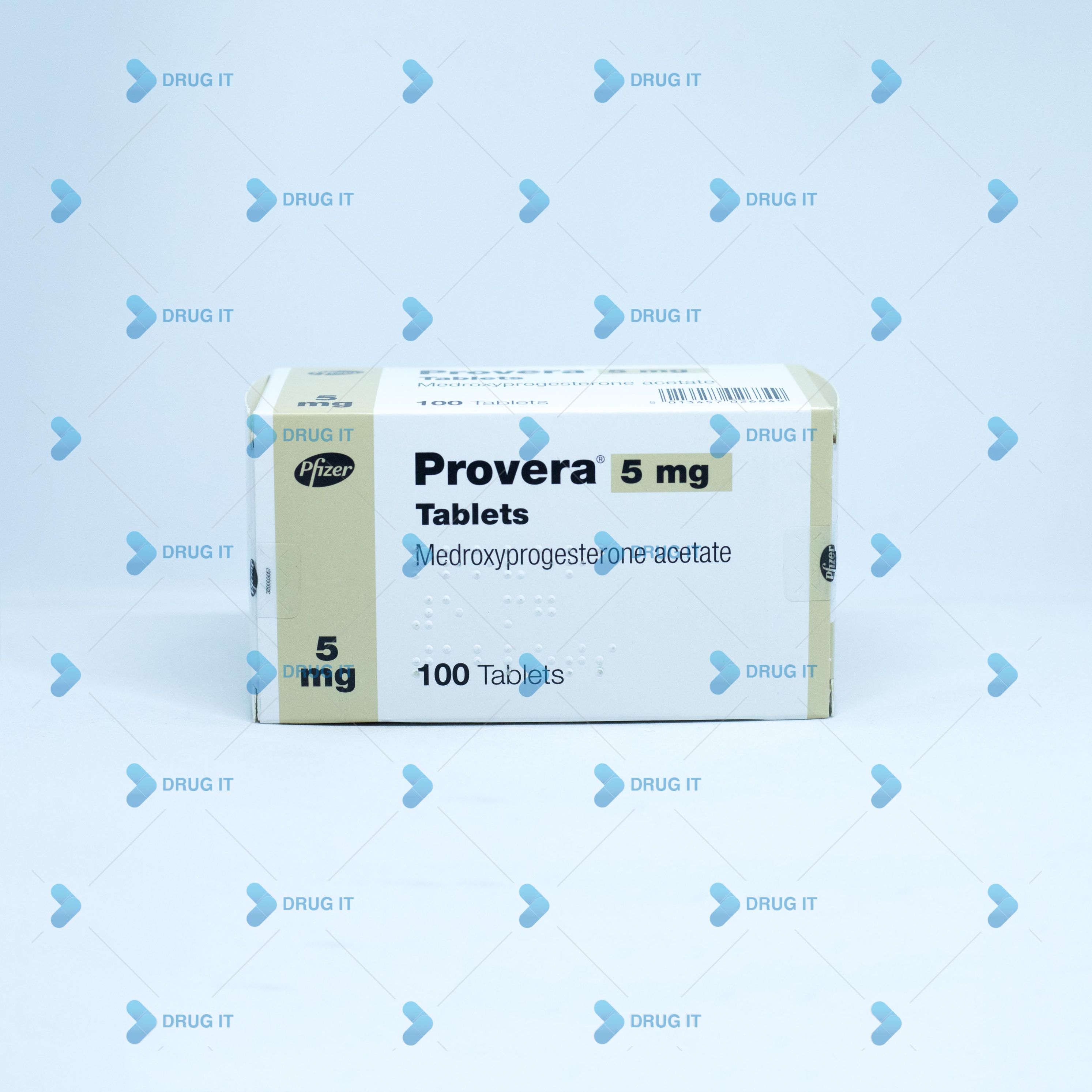 Provera 5mg Tablet (100 Tablets)